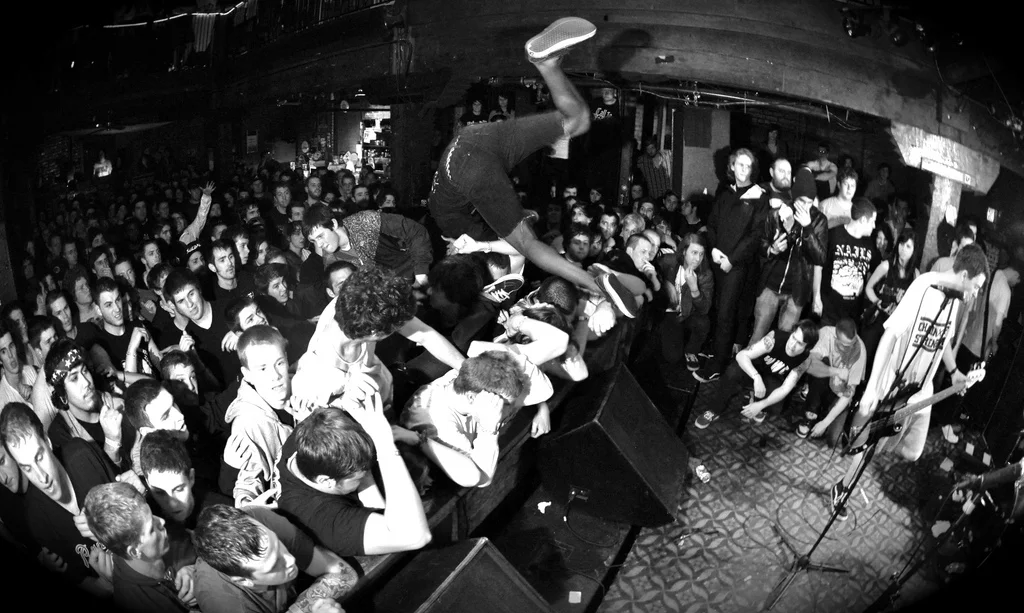 flickr.com Pennsylvania punk band Title Fight is known for putting on physical and energetic shows.