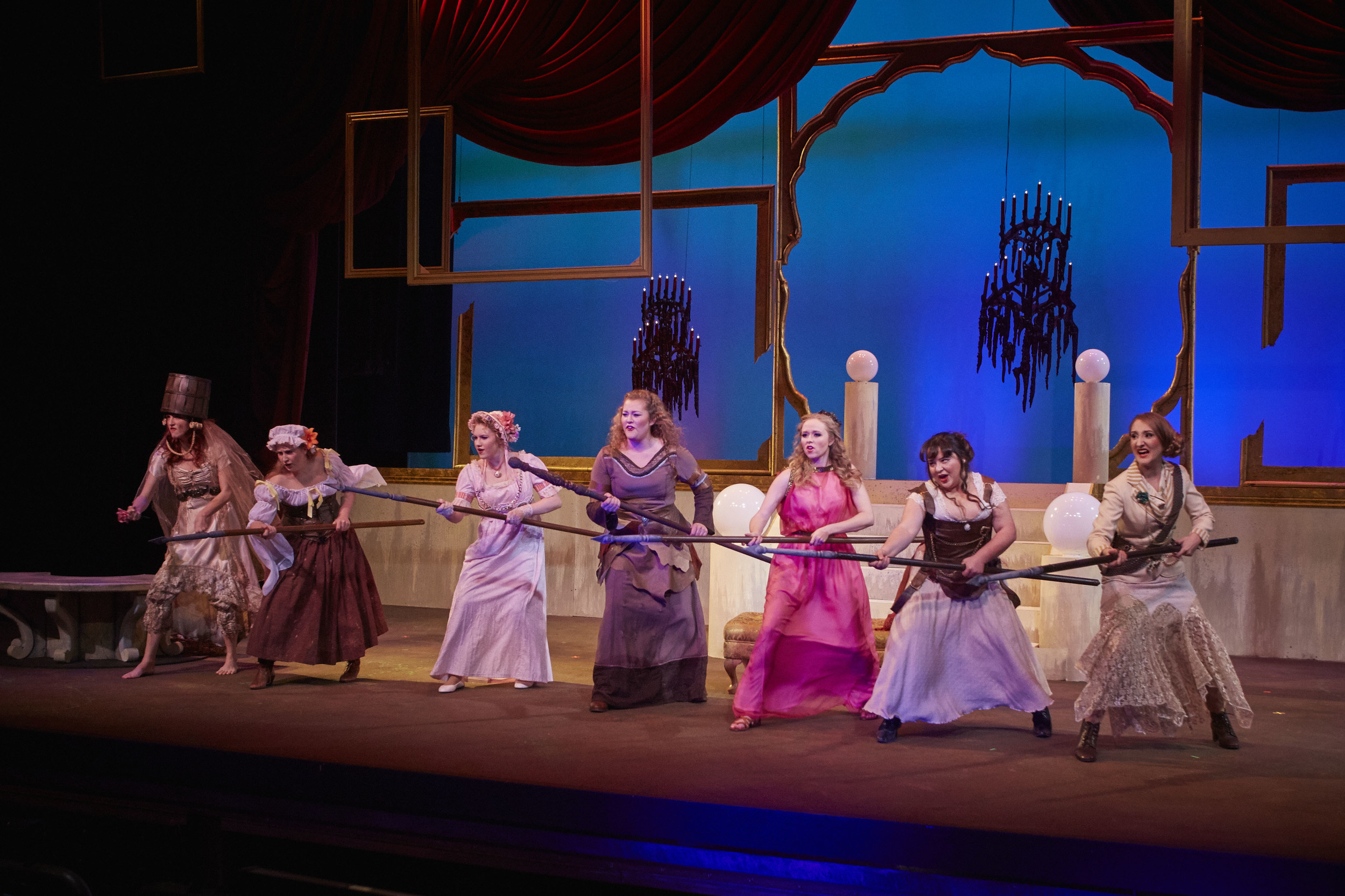 COURTESY // David Papas Sonoma State University’s theatre arts and dance department’s production of “Heroines” features seven female heros who are determined to prove their worth and obtain equality.