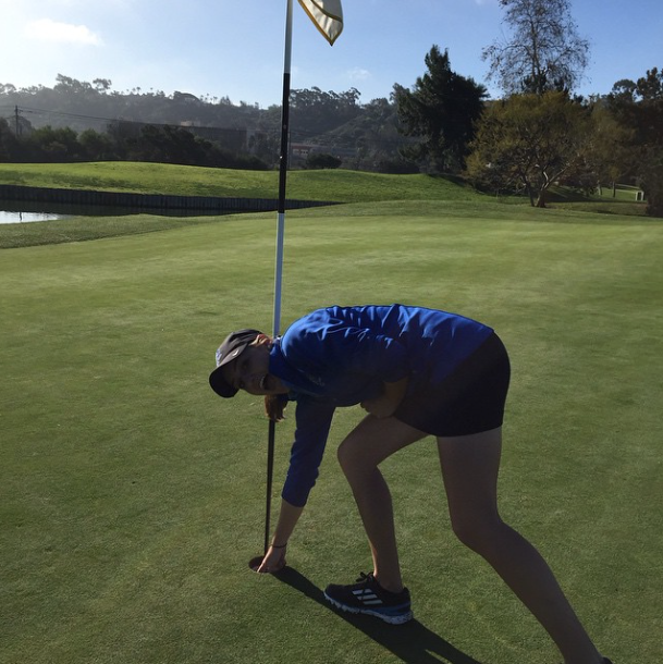 sonomaseawolves.com Sarah Rotter shot a three-over-par 75 in her first tournament round of the season.