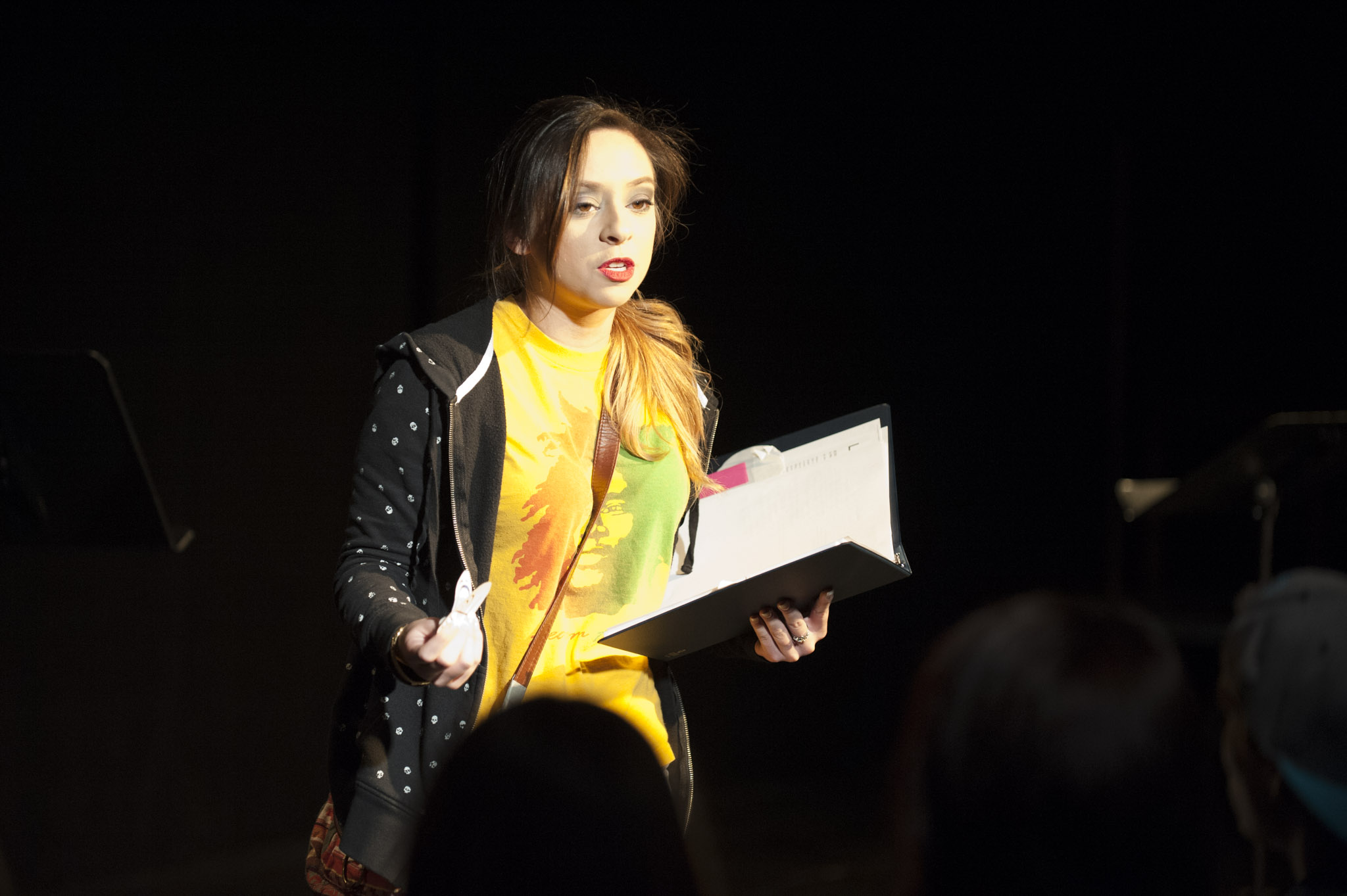 STAR // Connor Gibson Performers from the “Facing Our Truth” readings took roles of everyday member of our society and re-enacted scenarios in which race and privilege is tested. 