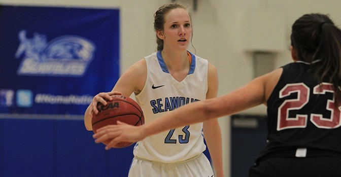 sonomaseawolves.com Freshman guard Madison Burroughs leads the offense for the Seawolves.