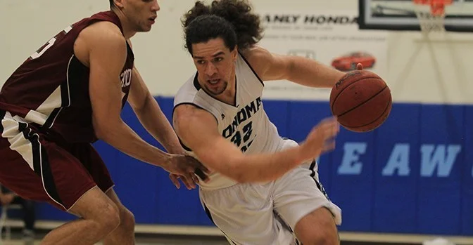 sonomaseawolves.com Senior forward JJ Mina scored 24 points in the final two games of the season. Junior forward James Slade made a layup that sent the Seawolves to overtime against Dominguez Hills.