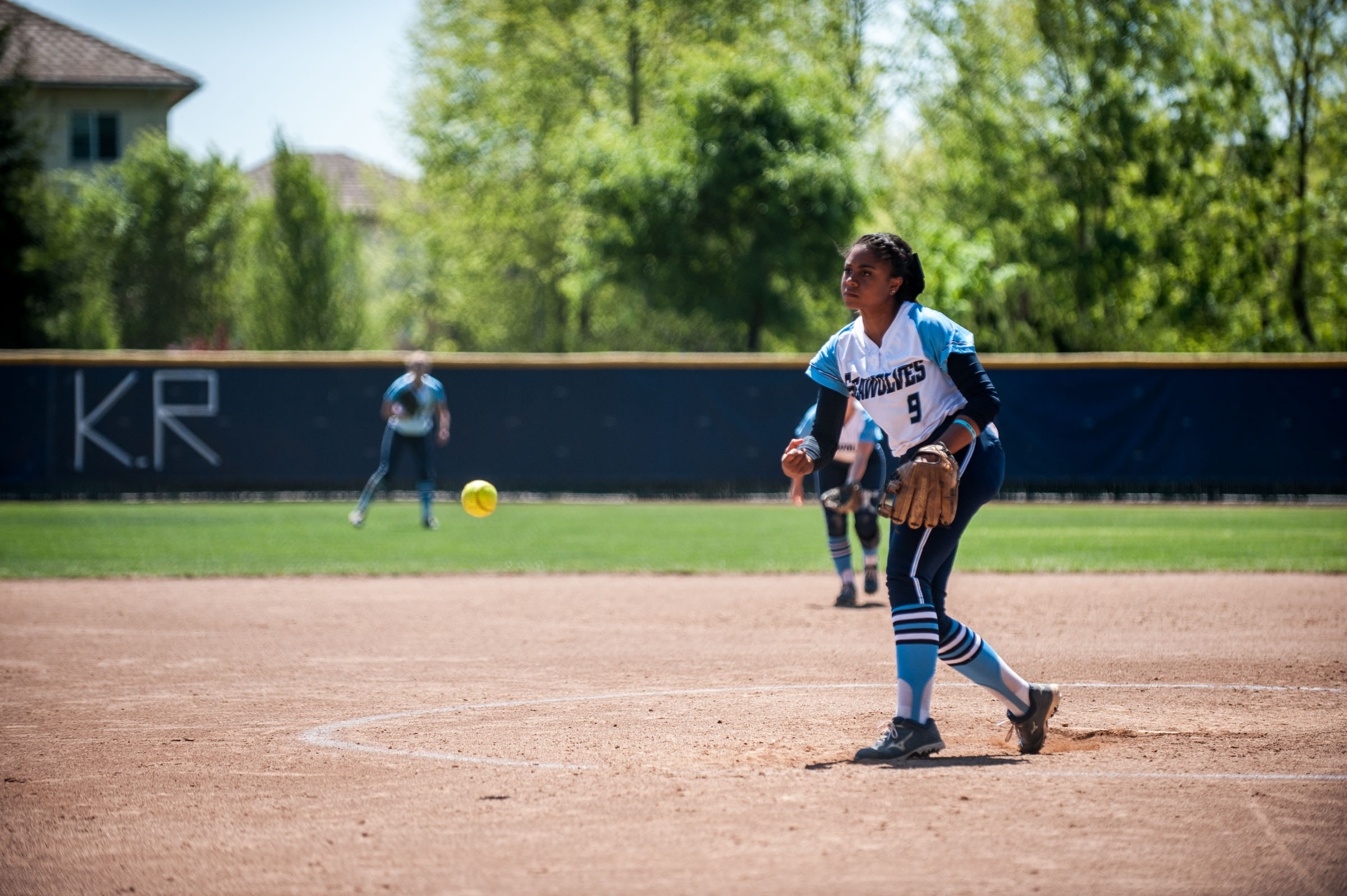 STAR // Connor Gibson The softball team showed great offense, defense and pitching in their final games at home by scoring 25 runs to just one run over two games.