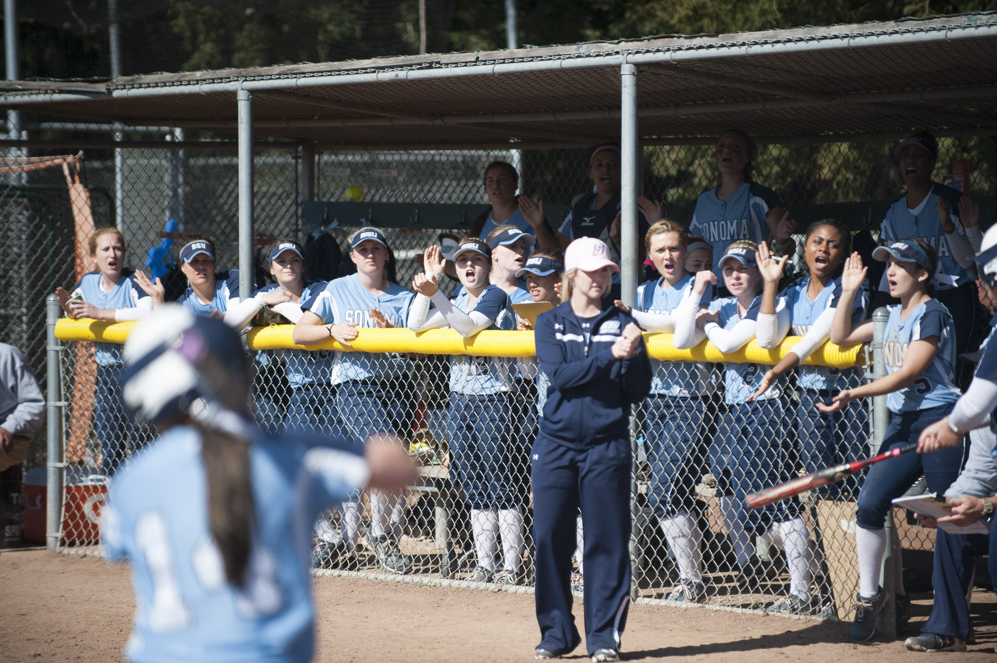 STAR // Connor Gibson The softball team ended their regular season at third in their conference with a record of 38-17 (overall) and 24-11 (conference).