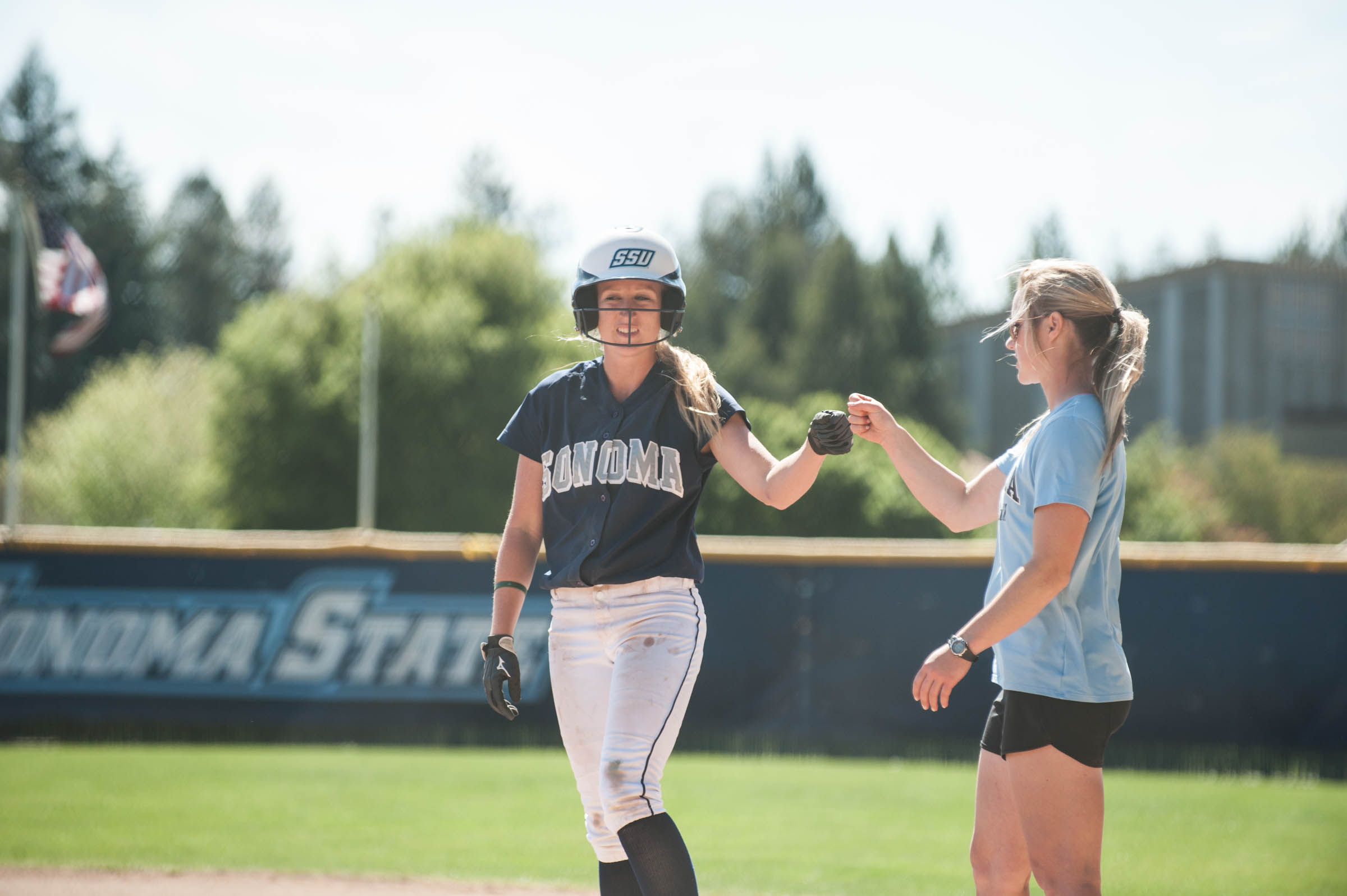 STAR // Connor Gibson The softball team ended their regular season at third in their conference with a record of 38-17 (overall) and 24-11 (conference).