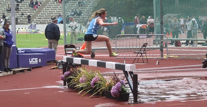 sonomaseawolves.com Tori Dwyer ran her third-best time of the 2015 season in the 3,000 meter steeplechase in the CCAA championships.