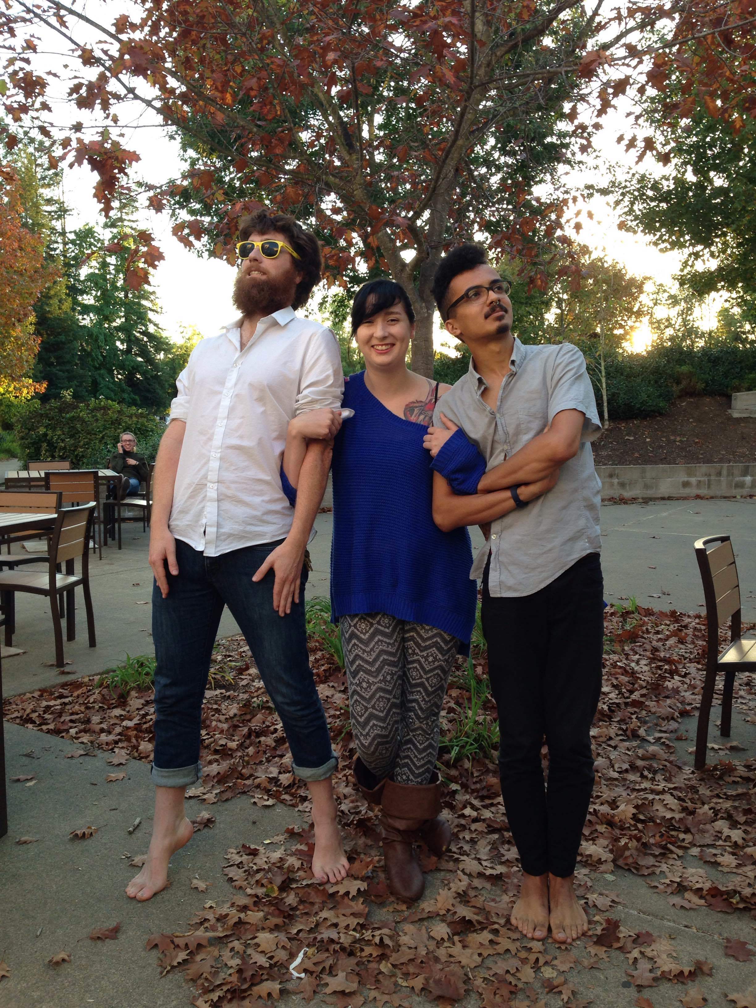 STAR // Florencia Hasson Students Nate Dittle, Emily Hernandez and Taylor Cuffie unite their musical talents in their band, “Dr. Palmer and His Darlings.”