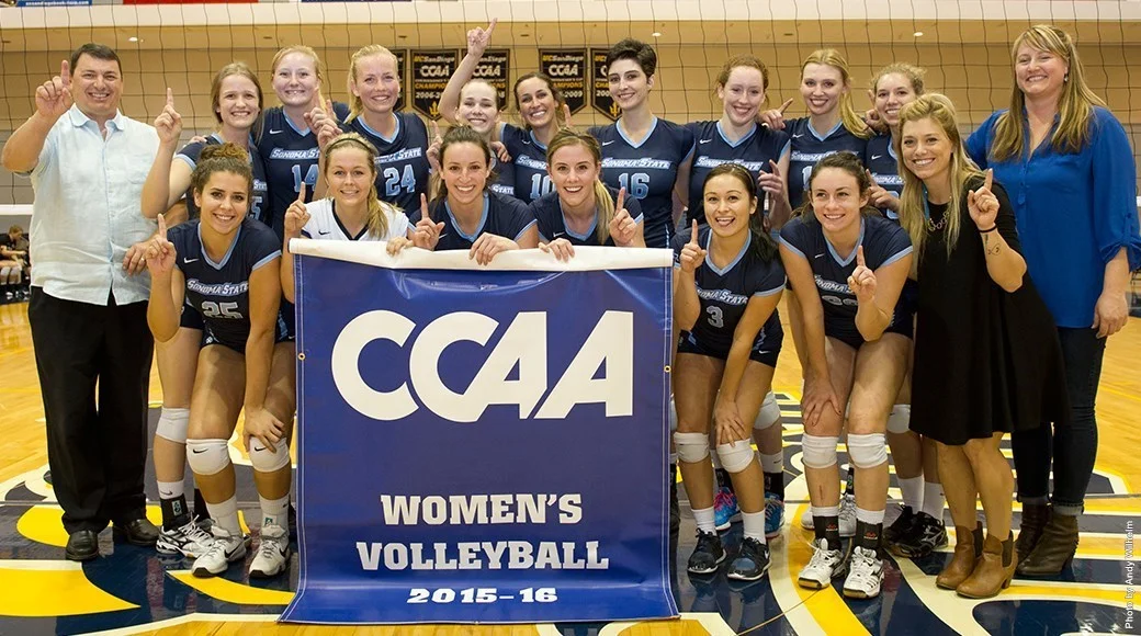 sonomaseawolves.com The Seawolves captured their second consecutive CCAA championship crown before being eliminated by UC San Diego last Friday in the NCAA conference championship tournament. 
