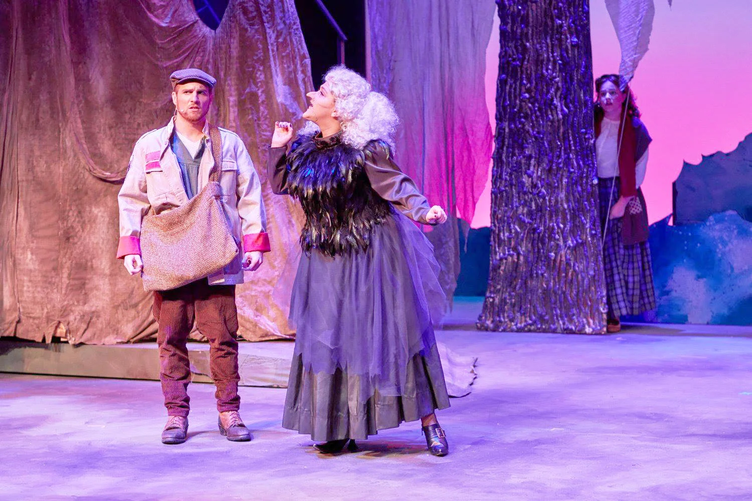 Courtesy // Brett Mollard Actor and filmmaker Brett Mollard (left) onstage in Sonoma State University’s production of “Into the Woods.” 