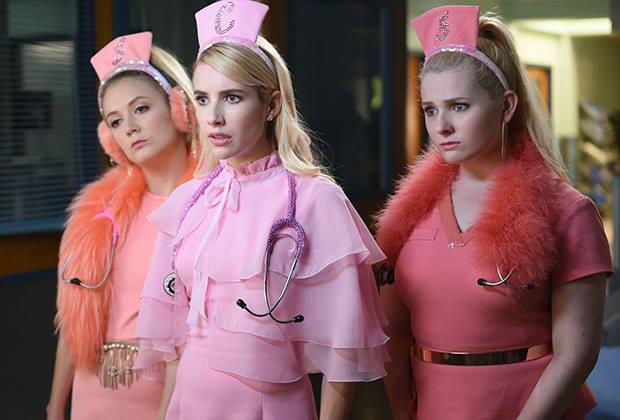 The faux fur Nasty Gal Chanel #3 (Billie Heavy) in Scream Queens