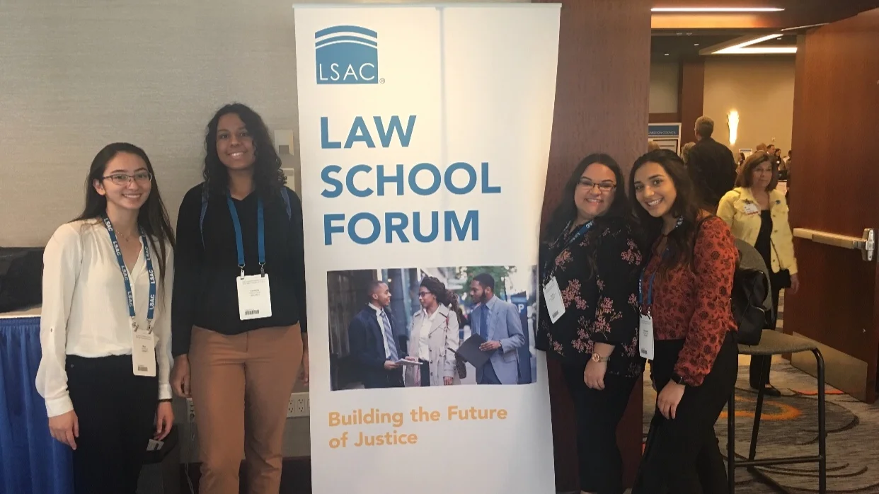 COURTESY // Sonoma State University’s Pre-Law Society Members of the Pre-Law Society at the Law School Forum in San Francisco.