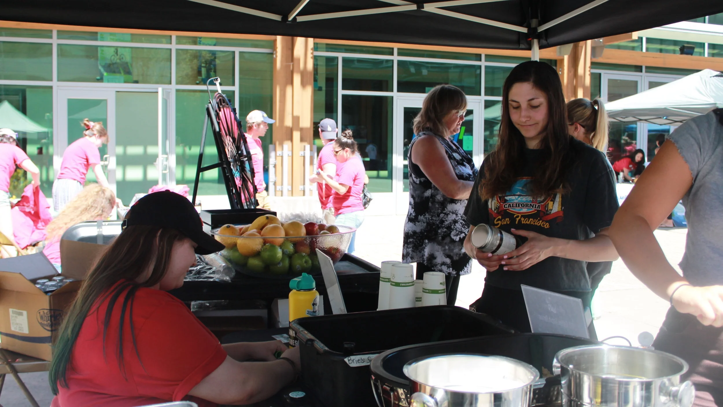 STAR // Kelly Britton Earth Day Fair had a large crowd with many different booths at the Seawolf Plaza on Monday, April 22.