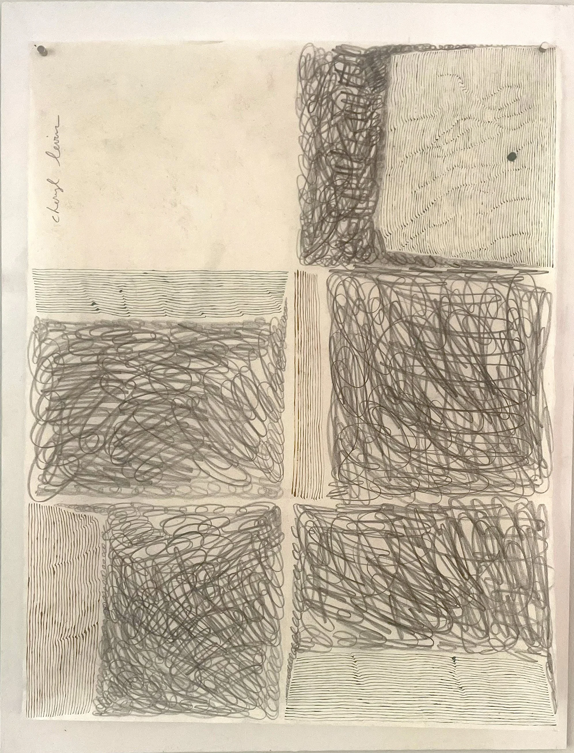 Inspiration Study   19” x 20”  ink and graphite on washi paper  2023