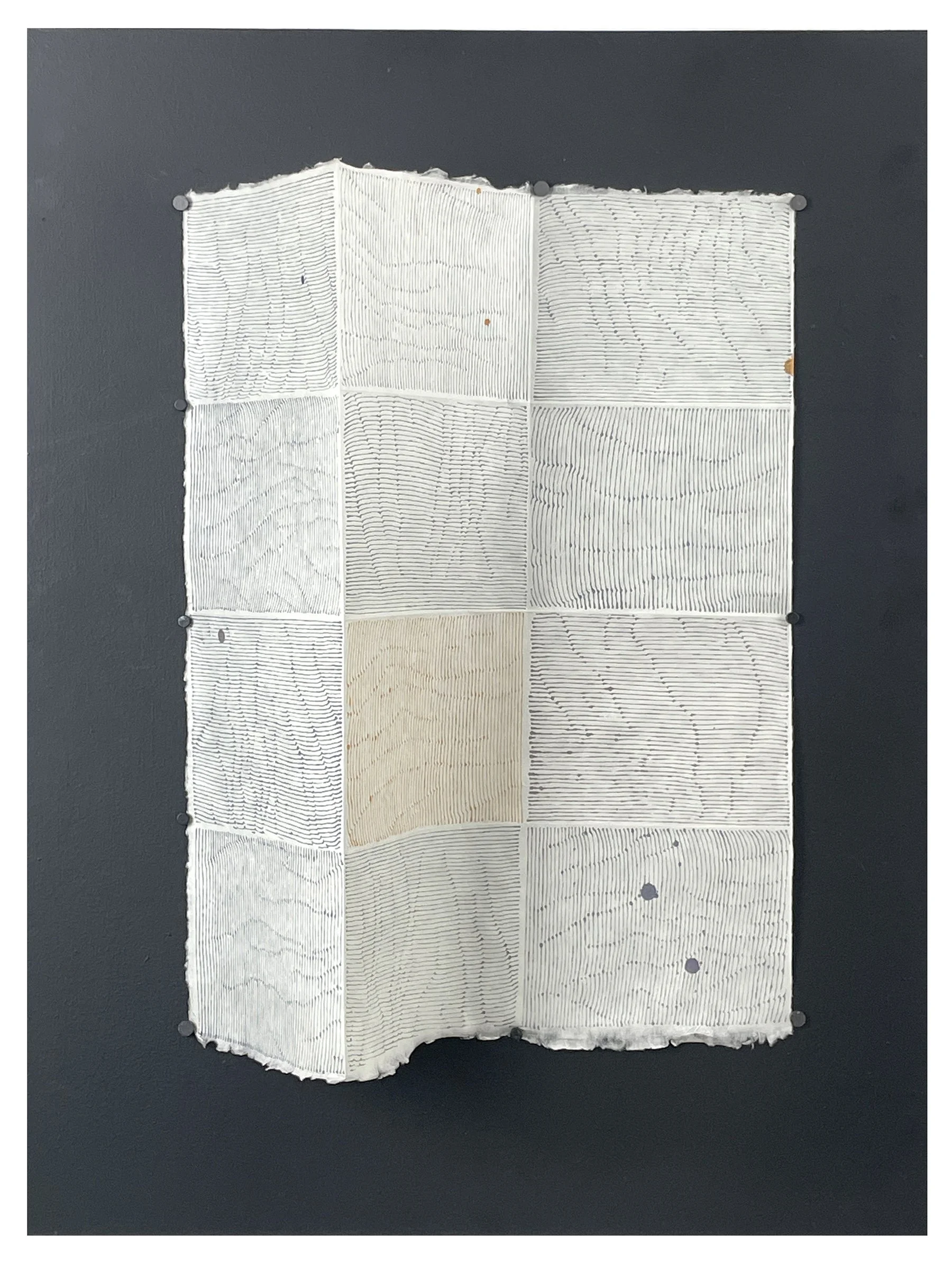 Twelve Squares with Rust  (Alternate Installation)