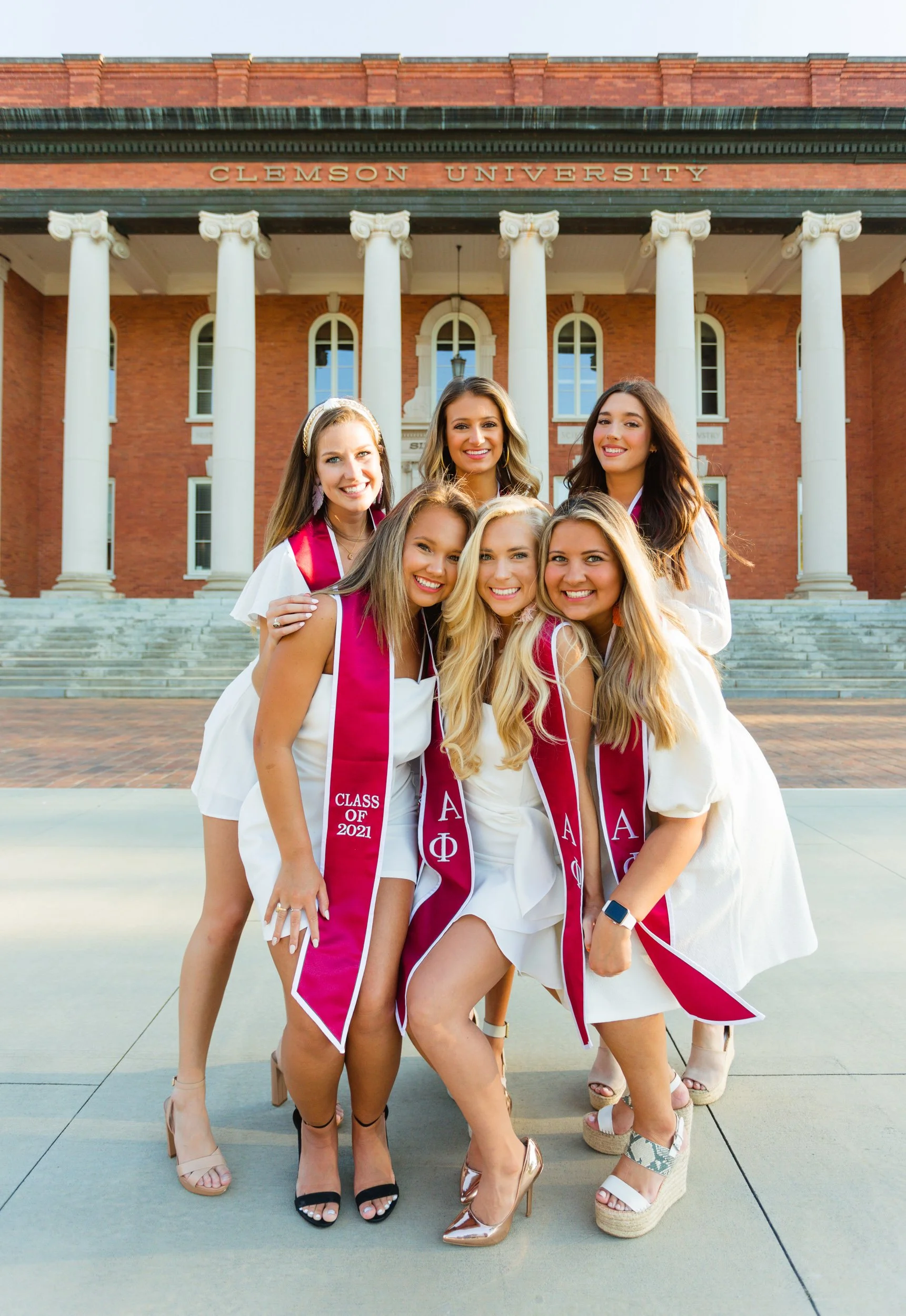 Alpha Phi-Clemson University Senior Group Photos 2021