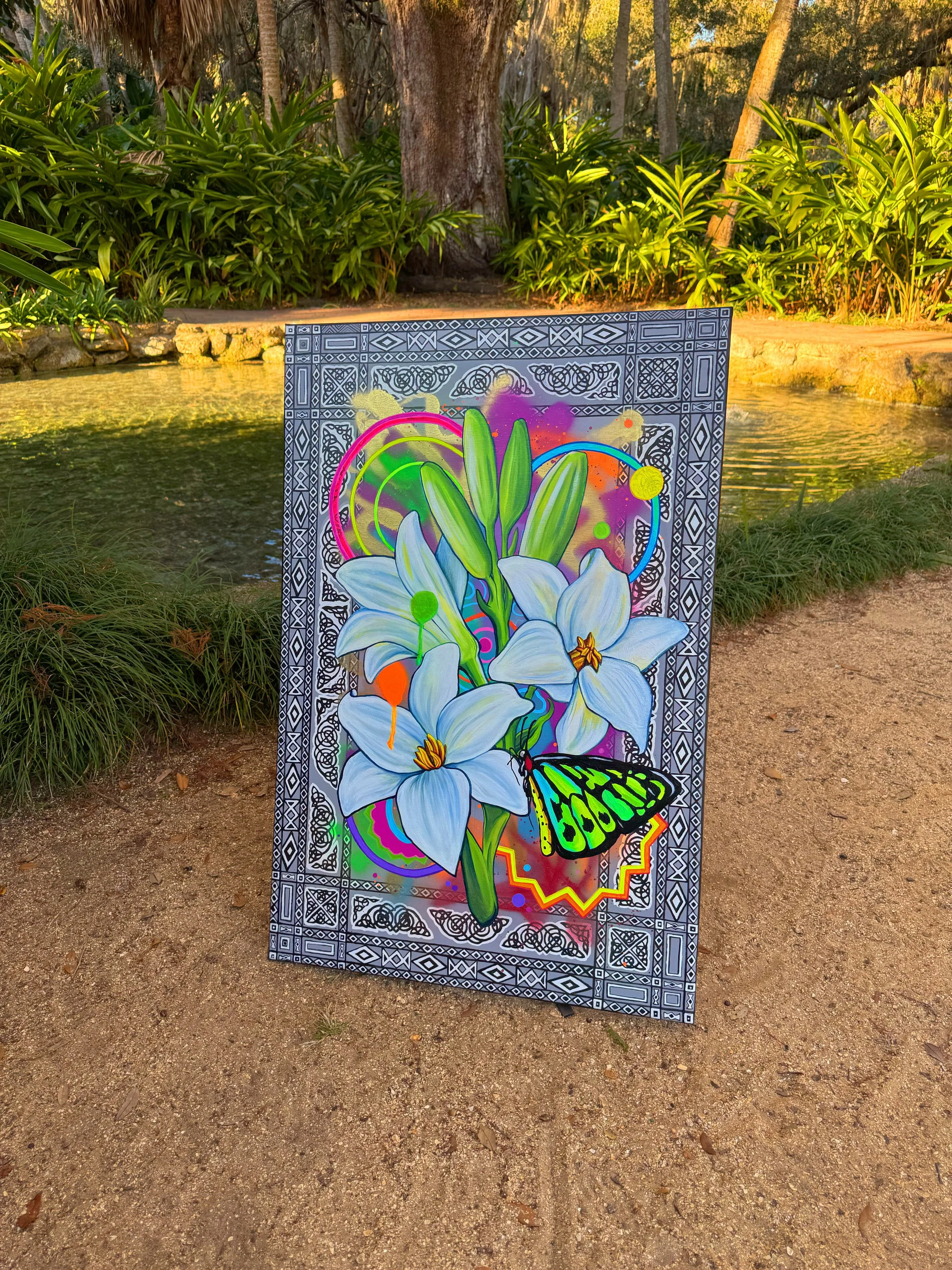 Lilies Original Painting