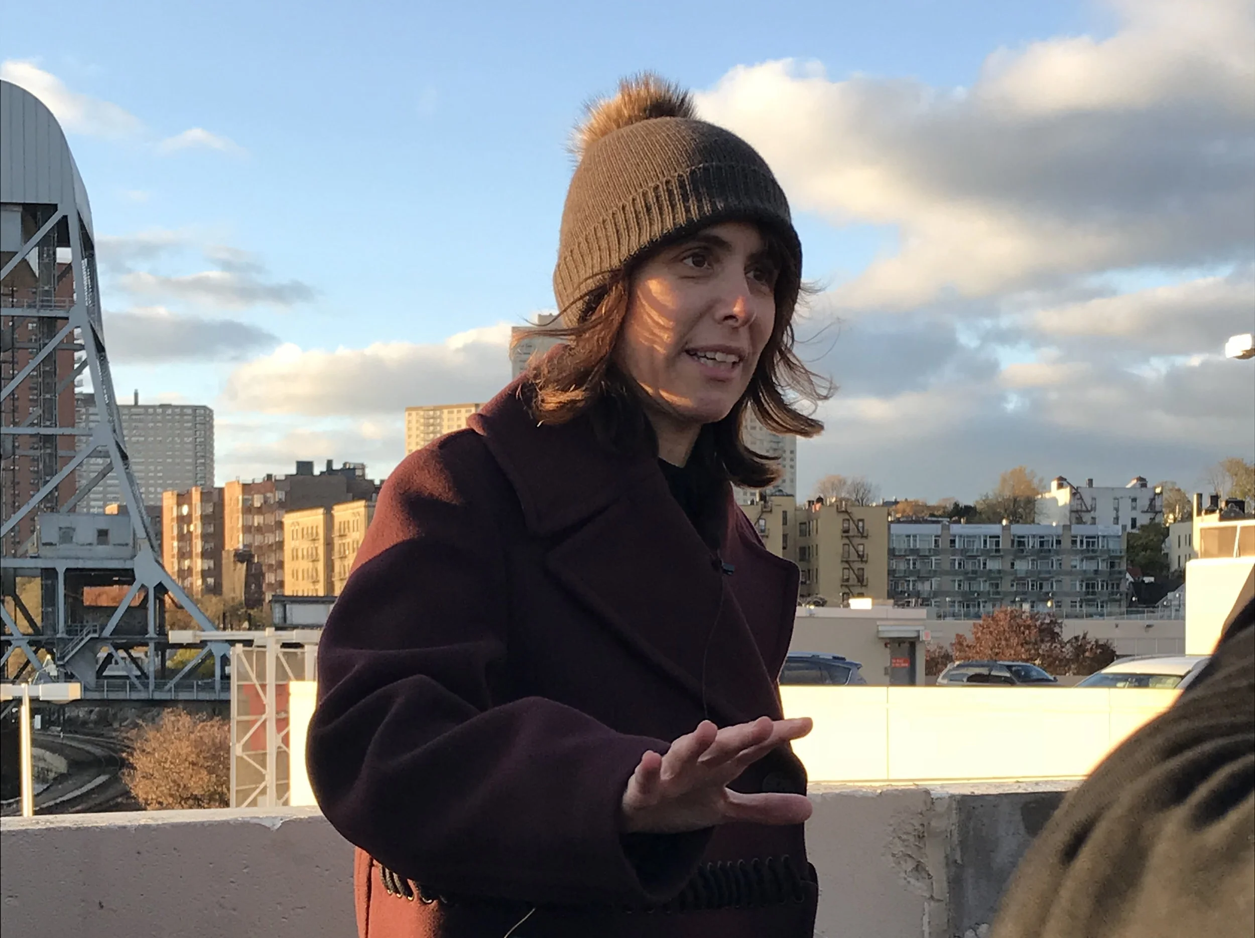 Amanda Schachter helps WALK participants envision a future Tibbetts Brook feeding into the Harlem River