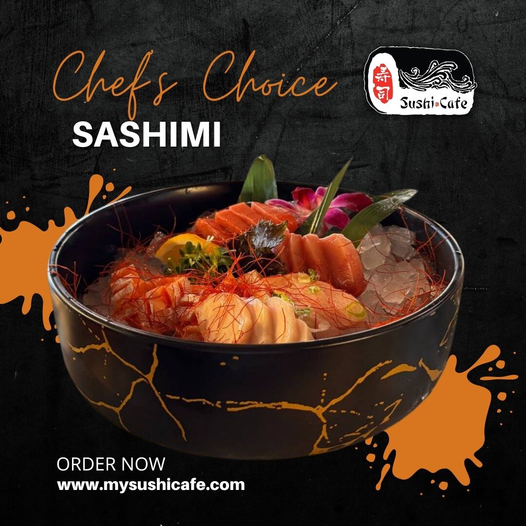 Crafted with Precision, Savored with Joy. 🥢

Order online now at https://bit.ly/3QWEFpI 
View our menu at www.mysushicafe.com

#sushicafefreeport #sactown #saceat #SushiCafeEats #ChefMagic #Sashimi