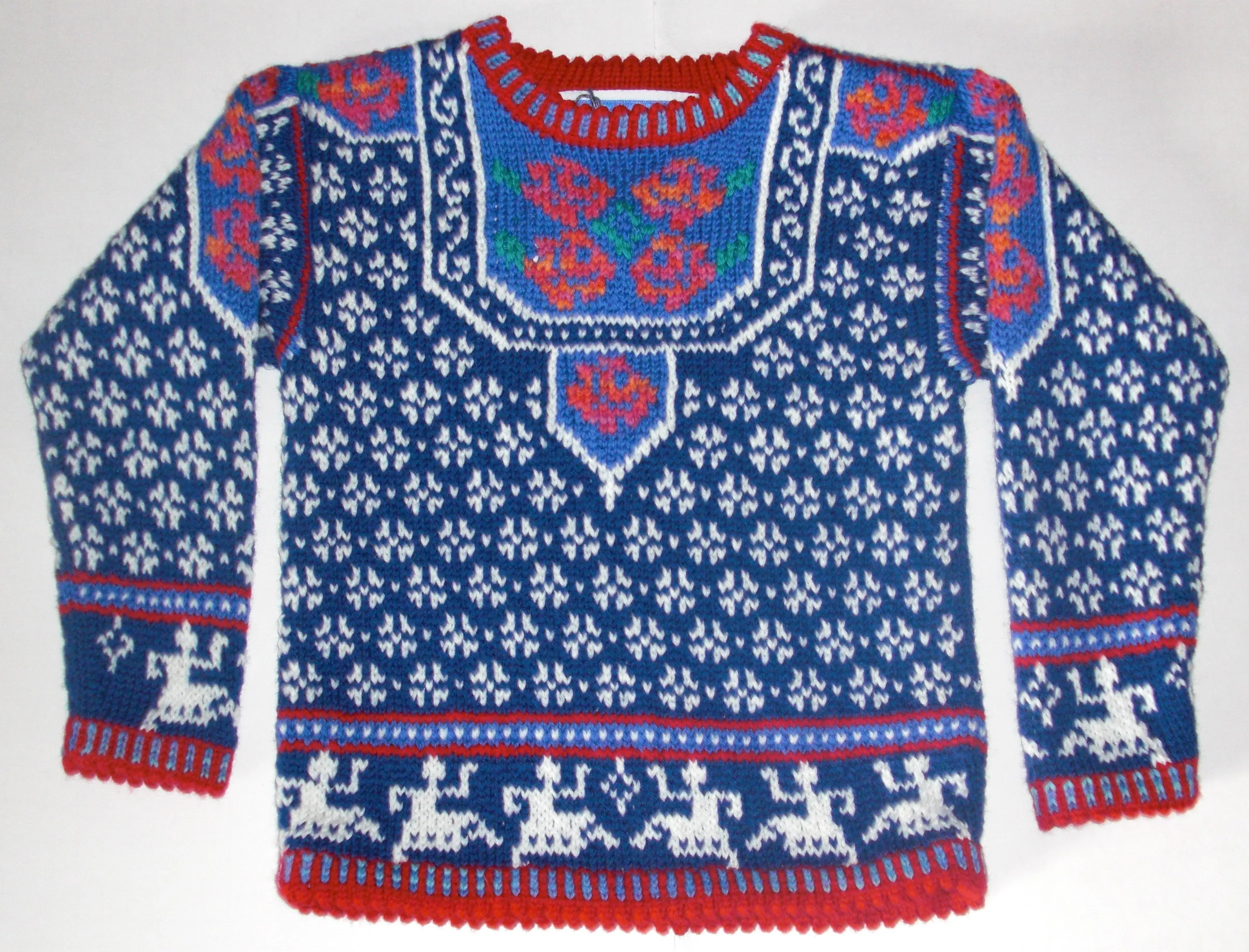 Knitting Pattern: Norway Roses Five Years