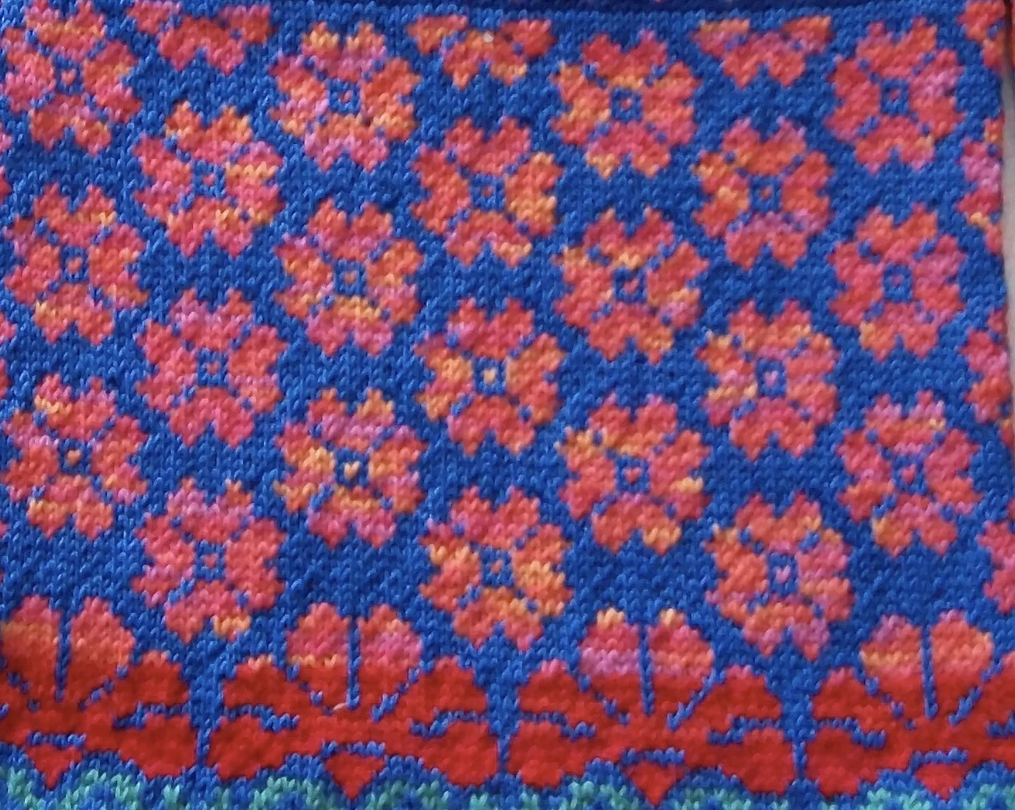 Knitting Pattern: Flowers Nine Years