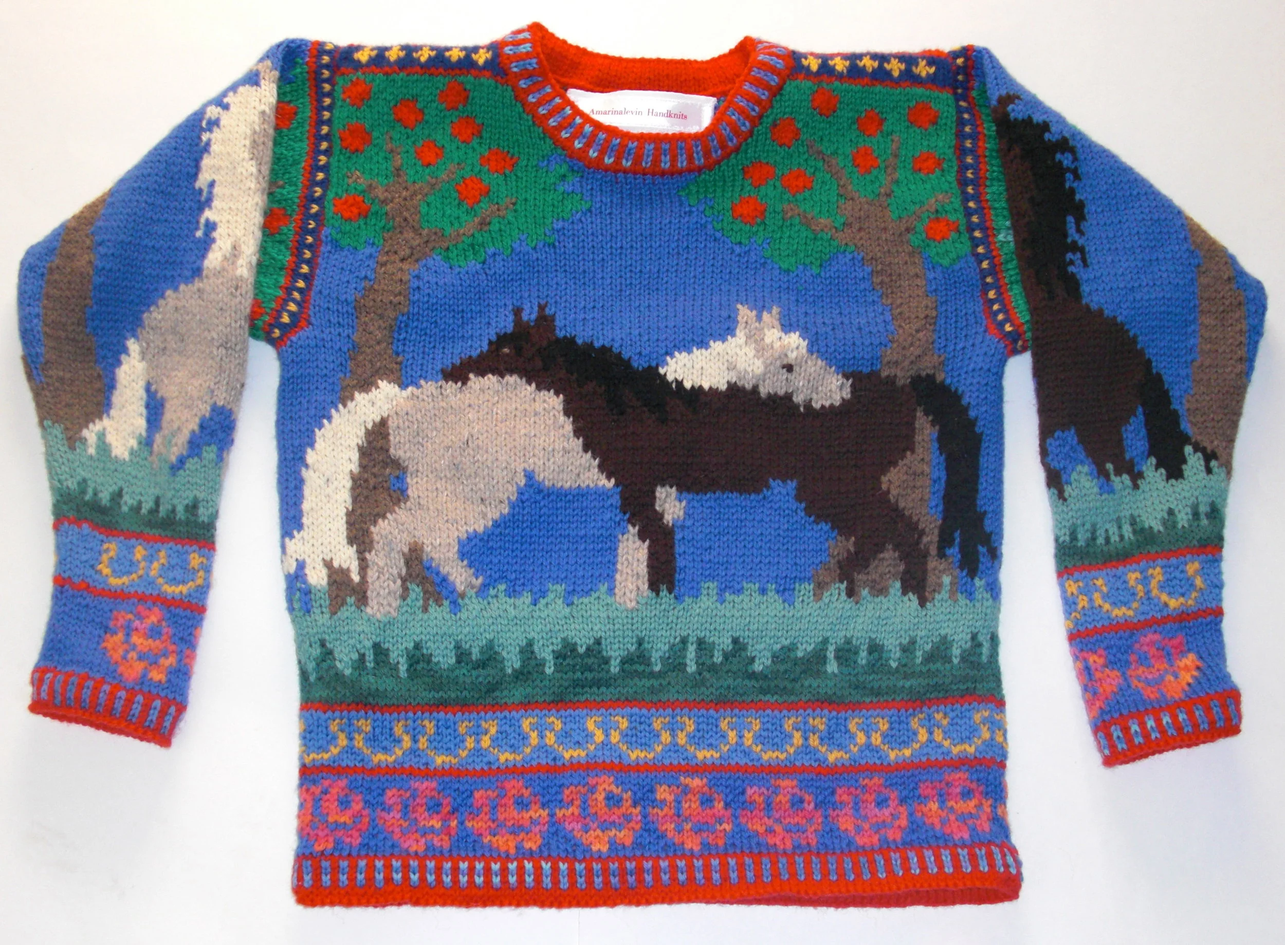 Knitting Pattern: Horses Seven Years