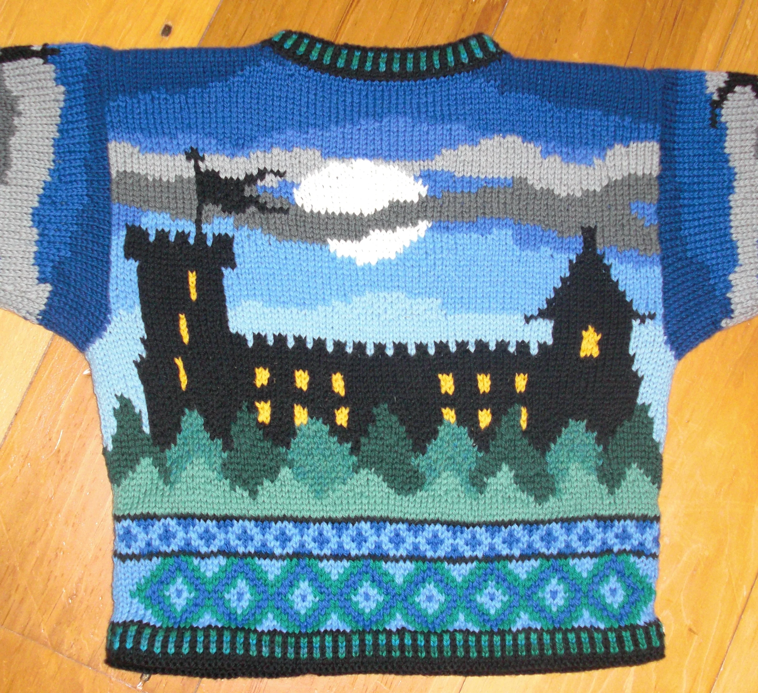 Knitting Pattern: Castle Four Years