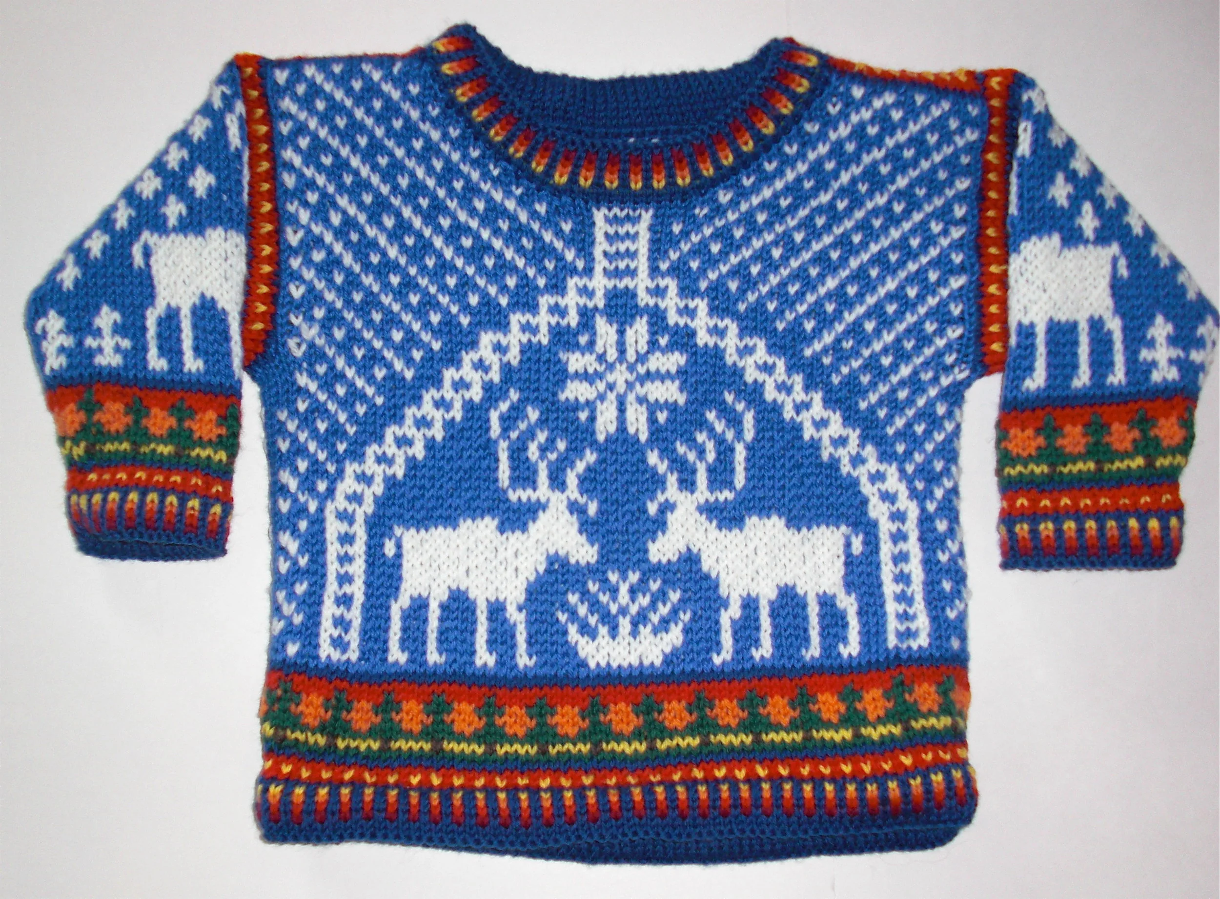 Knitting Pattern: Reindeer One Years