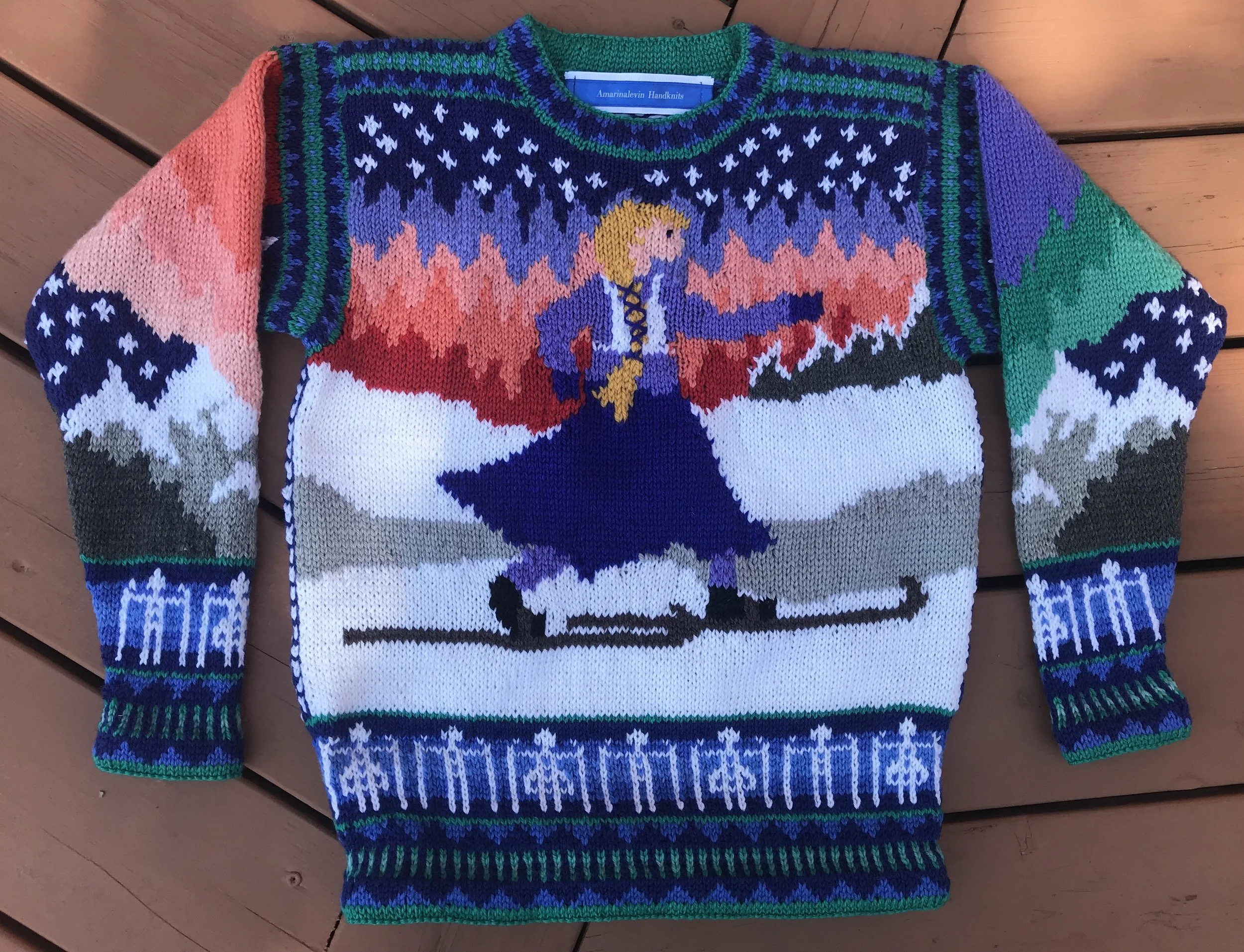 Knitting Pattern: Winter Olympics Nine Years