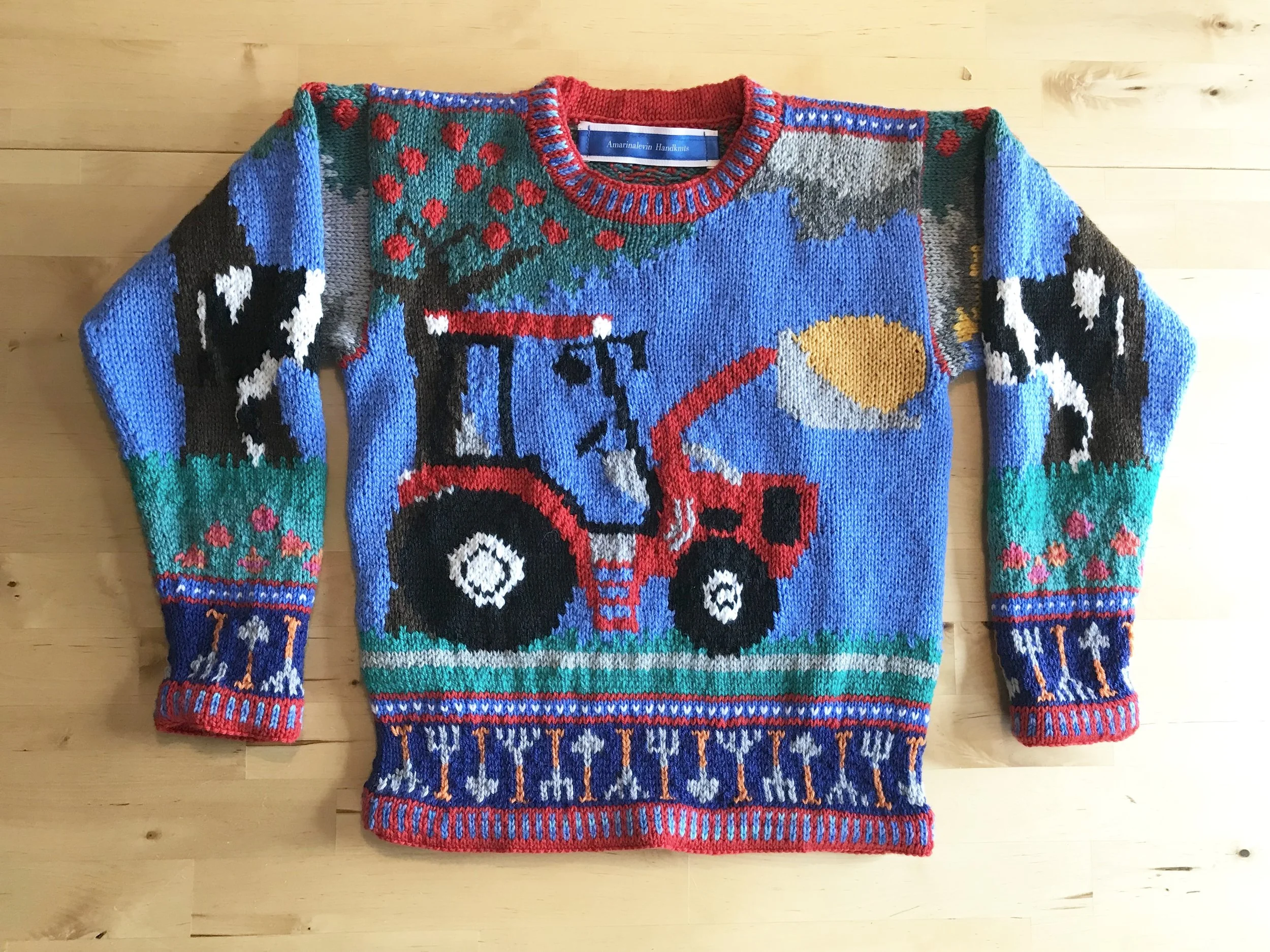 Knitting Pattern: Tractor Seven Years