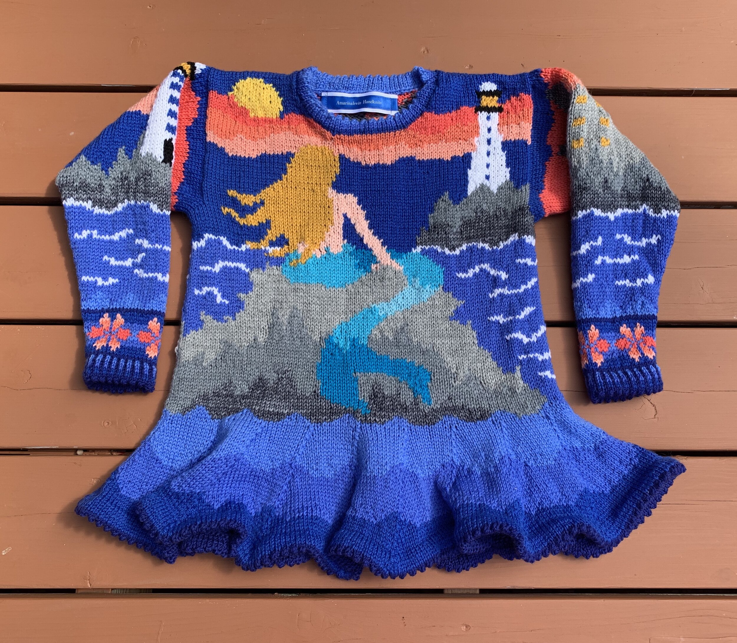 Knitting Pattern: Mermaids Sweater Seven Years