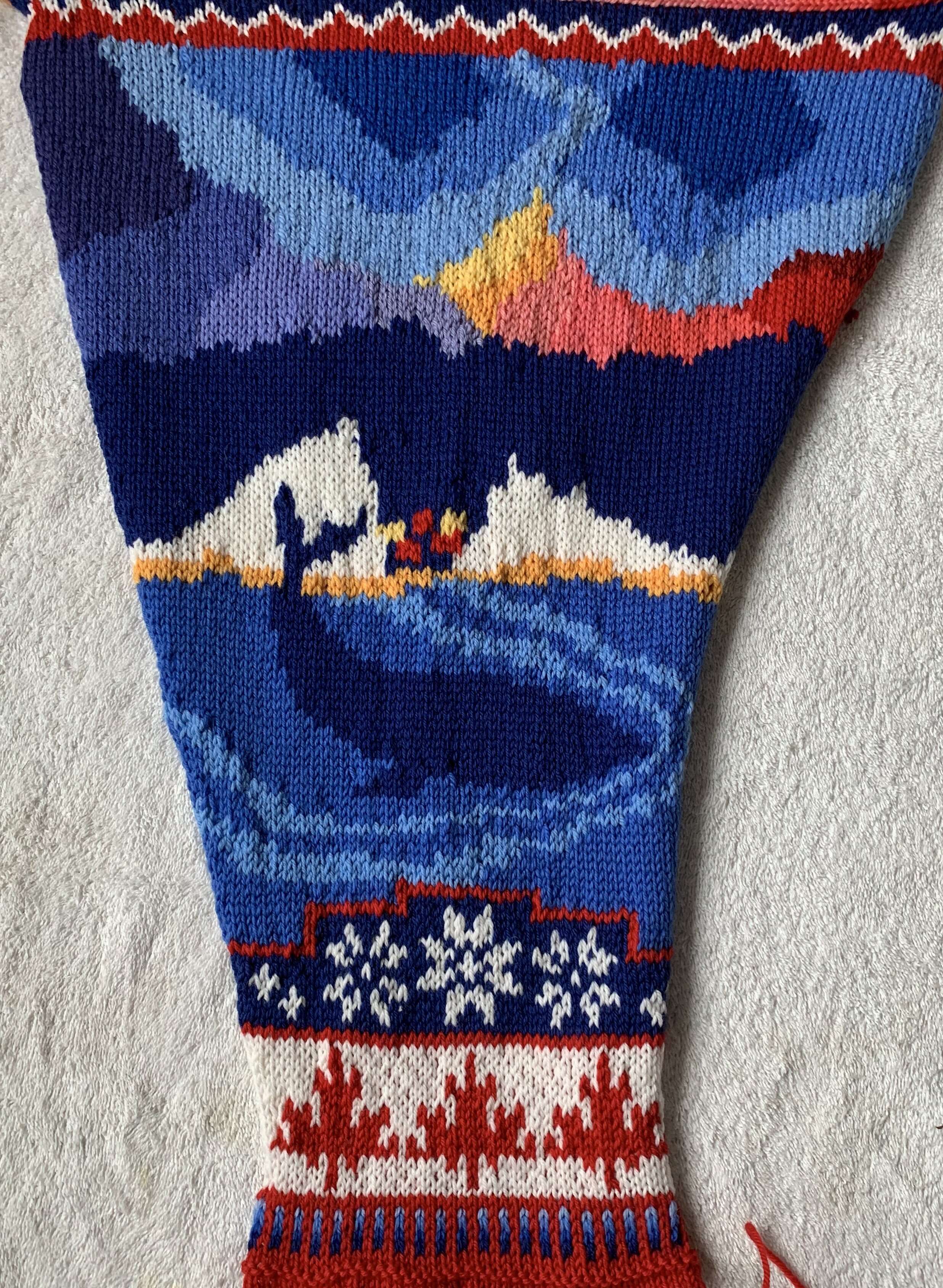 Knitting Pattern: O Canada Adult Small