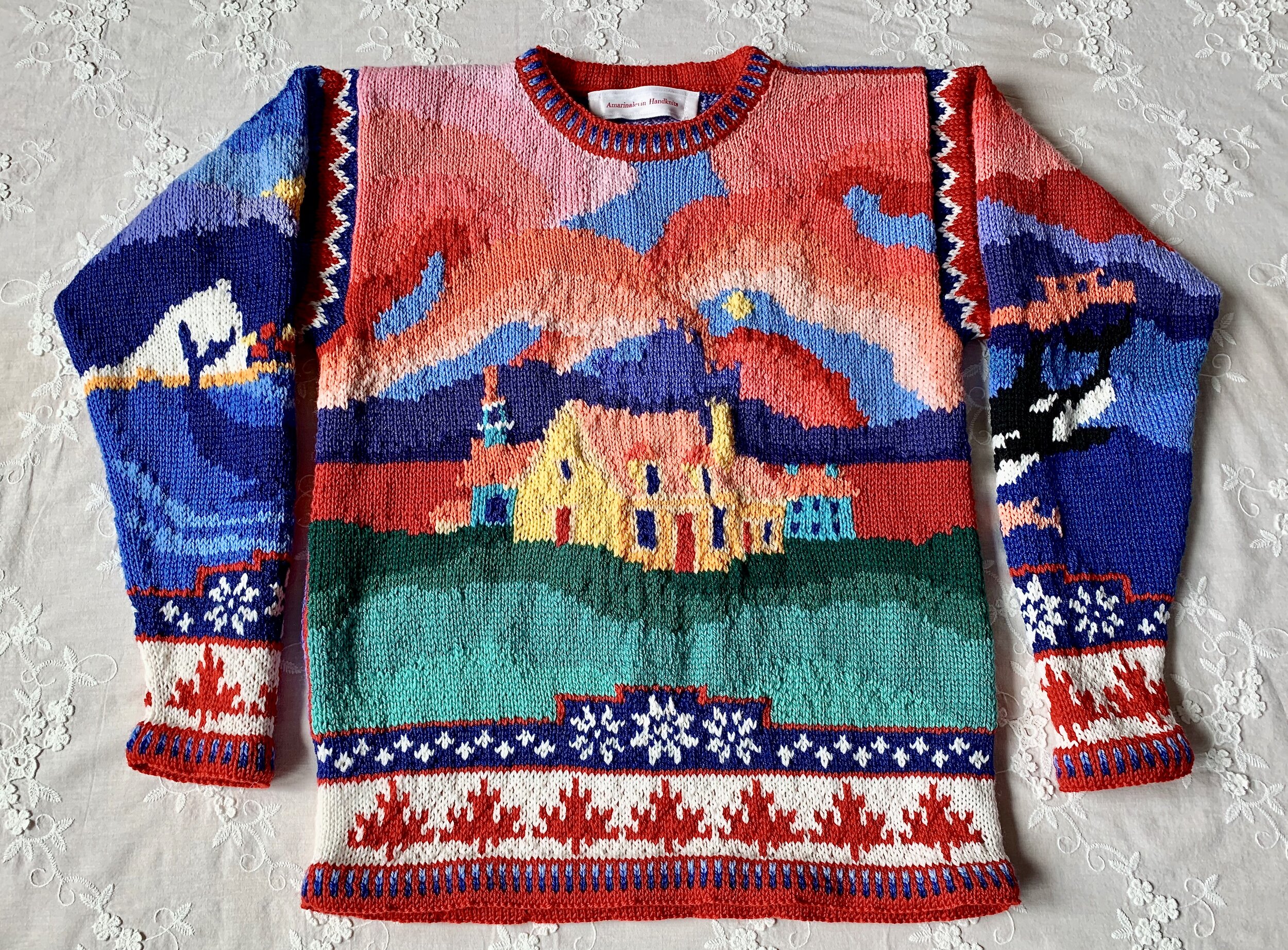 Knitting Pattern: O Canada Adult Small Part Two