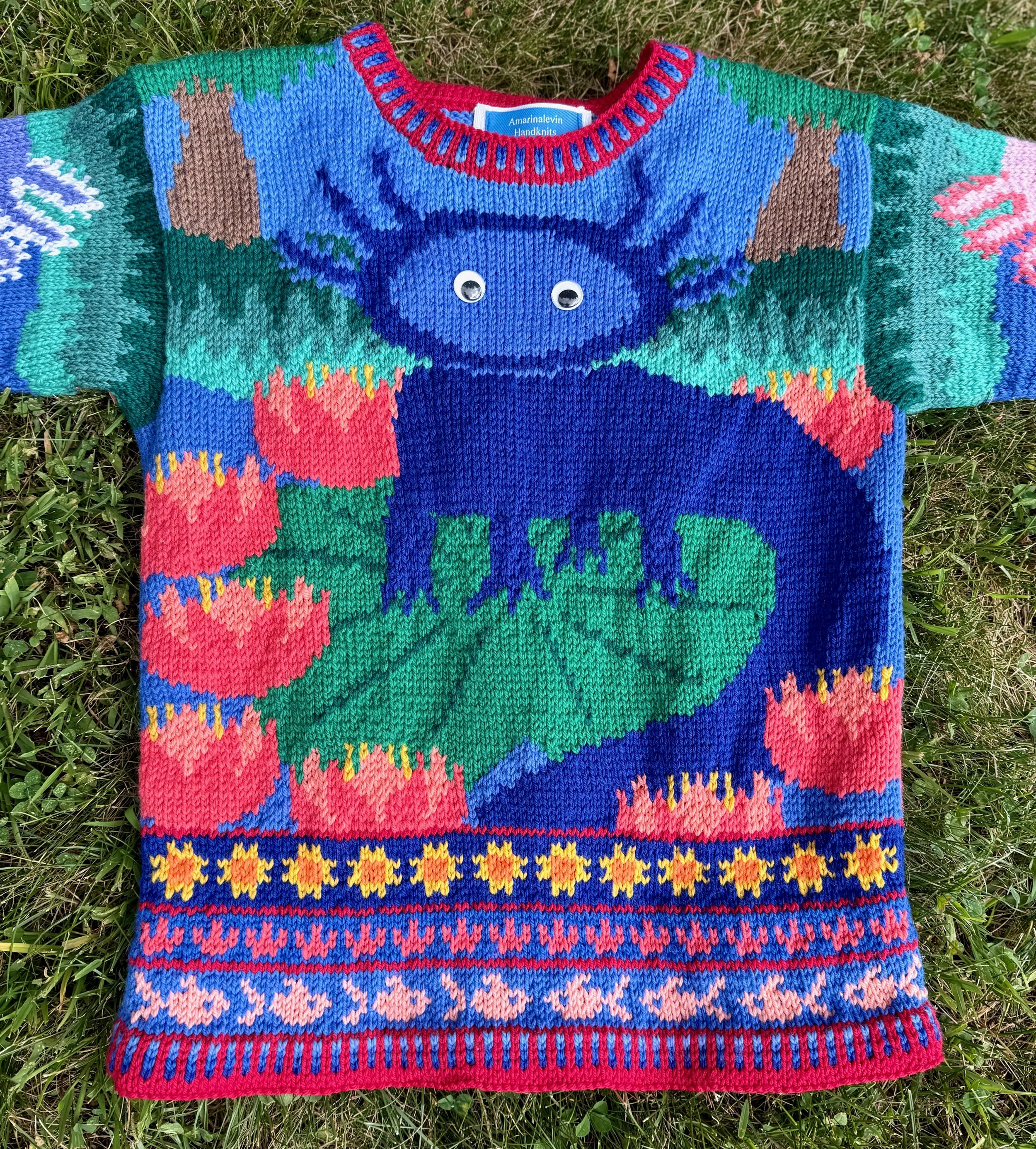 Knitting Pattern: Axolotls Adult