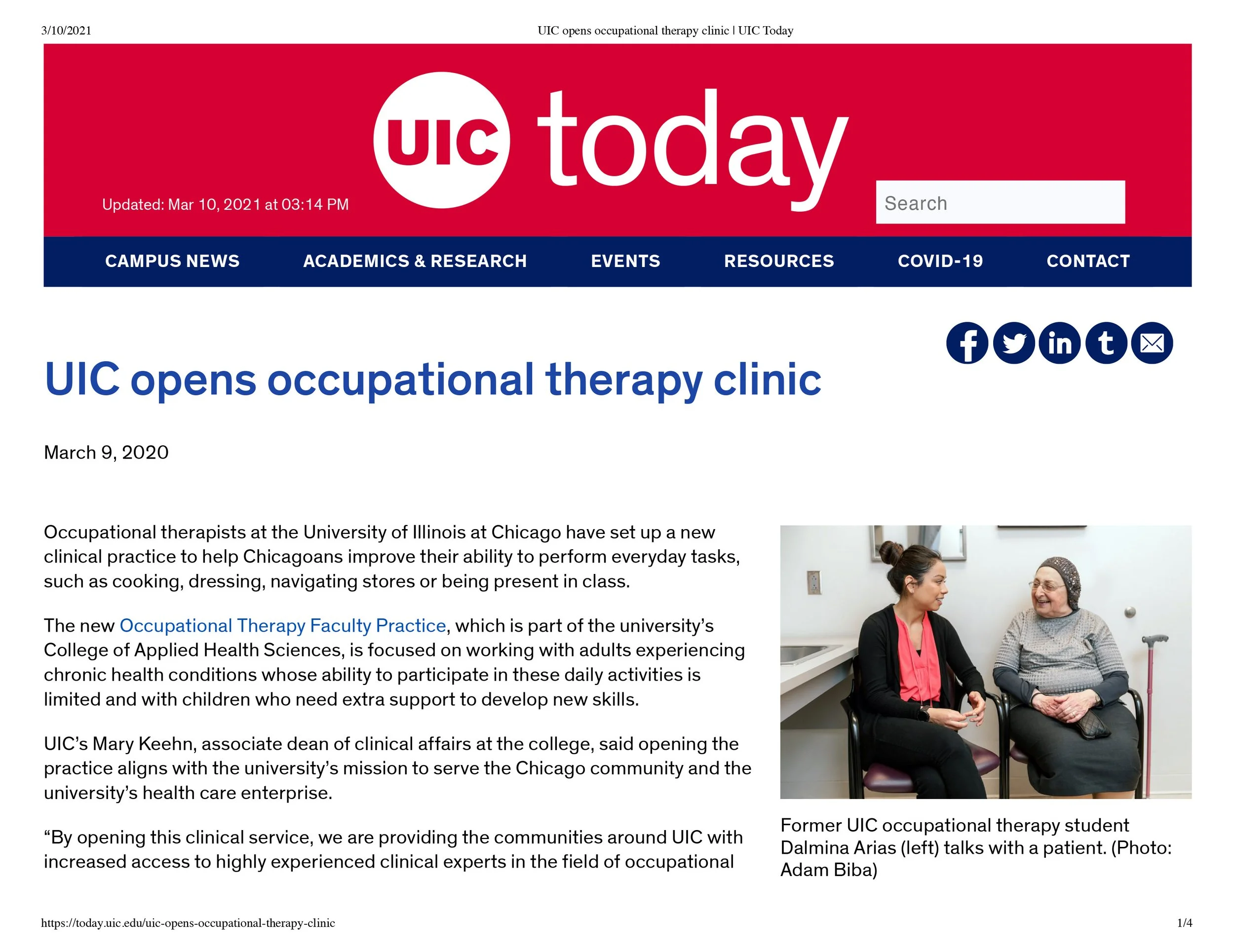UIC opens occupational therapy clinic UIC Today-1.jpg