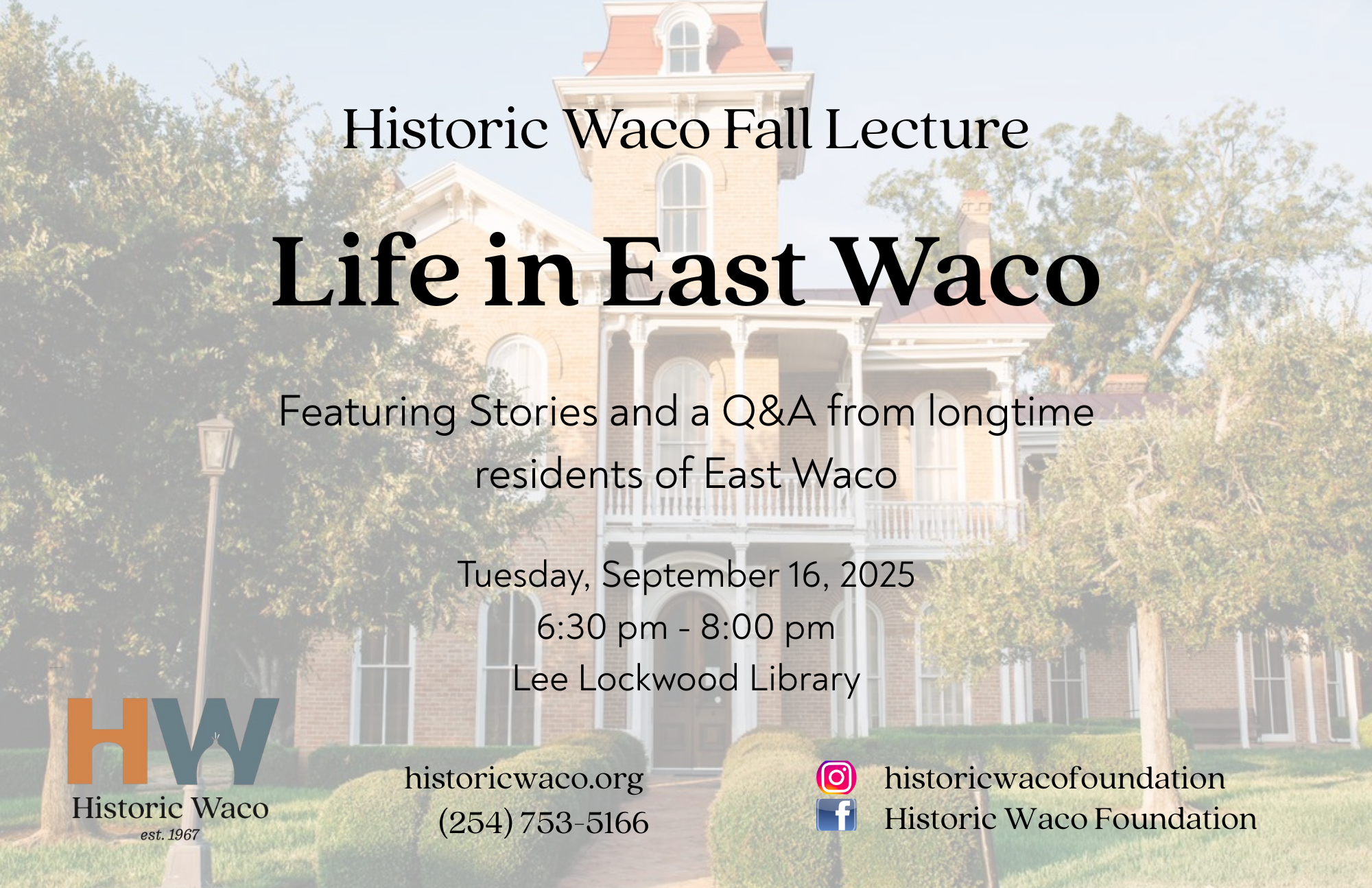 Fall Lecture 2025