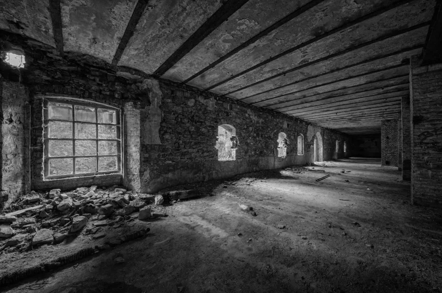 Fort De La Chartreuse windows and rubble