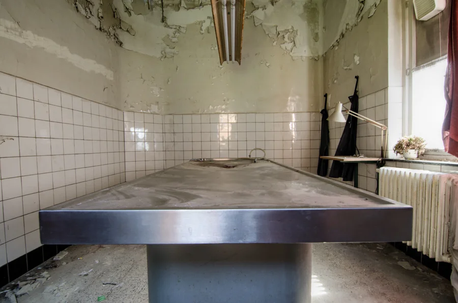 Salve Mater. Abandoned hospital morgue :urbex Full set can be found here