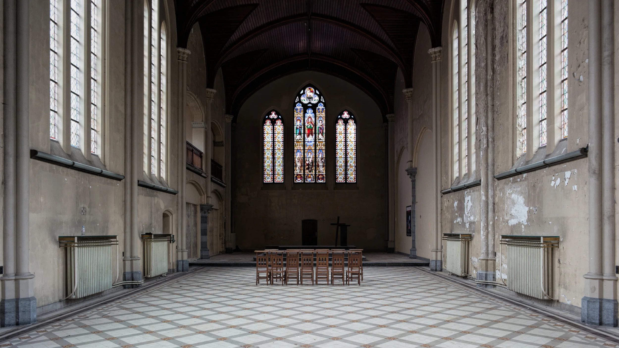 Salve Mater. Abandoned hospital chapel :urbex