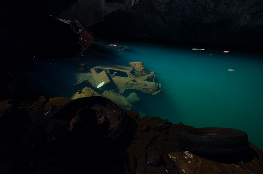 Car Graveyard Underwater
