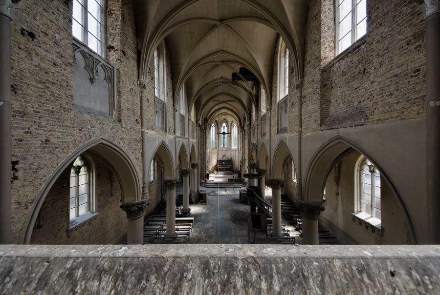 Urbex: Blue Christ Church. From The Top