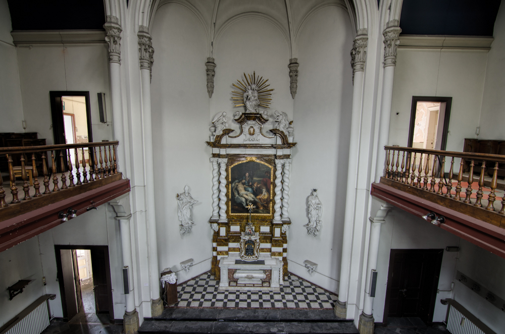 Holy Nurse Urbex Abandoned hospital chapel
