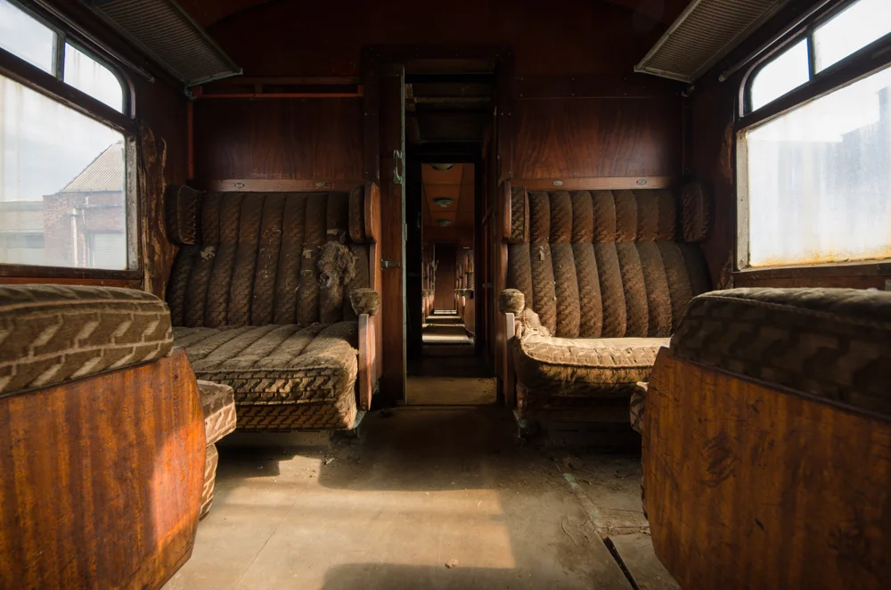  Urbex: Orient Express.  Abandoned train in Belgium. 