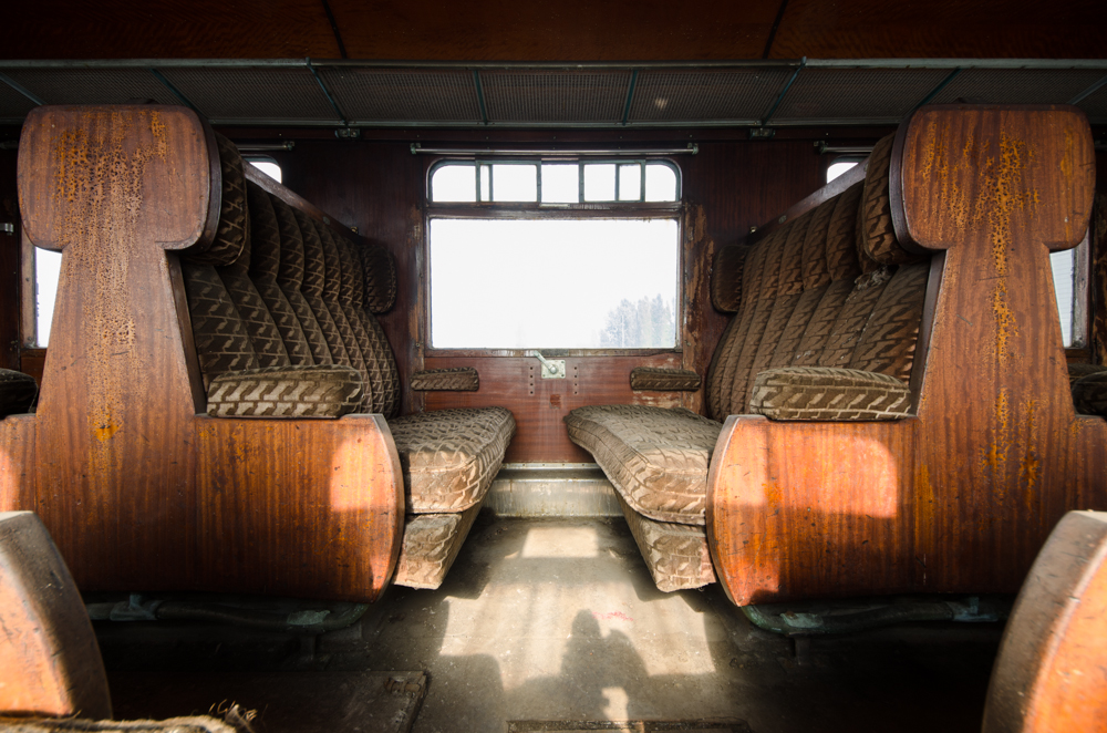 Urbex: Orient Express. Abandoned train in Belgium.