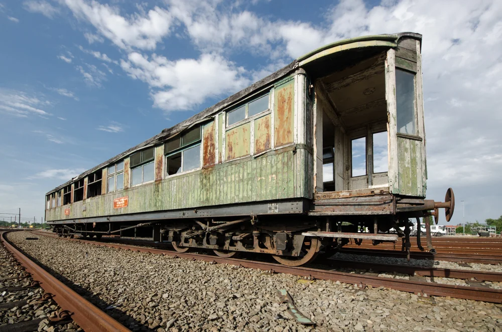 Urbex: Orient Express. Abandoned train in Belgium.
