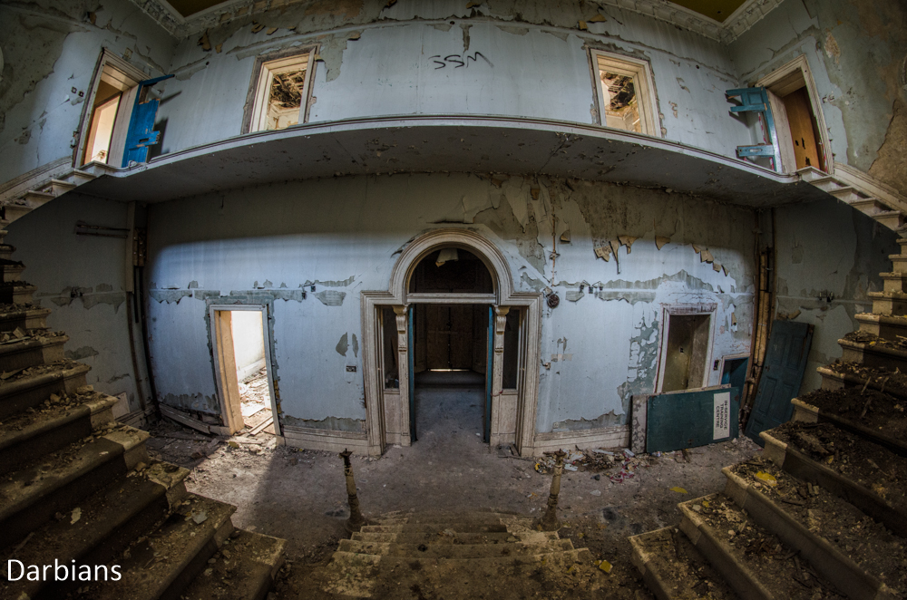 Urbex: St Johns Asylum. One last one of those stairs.