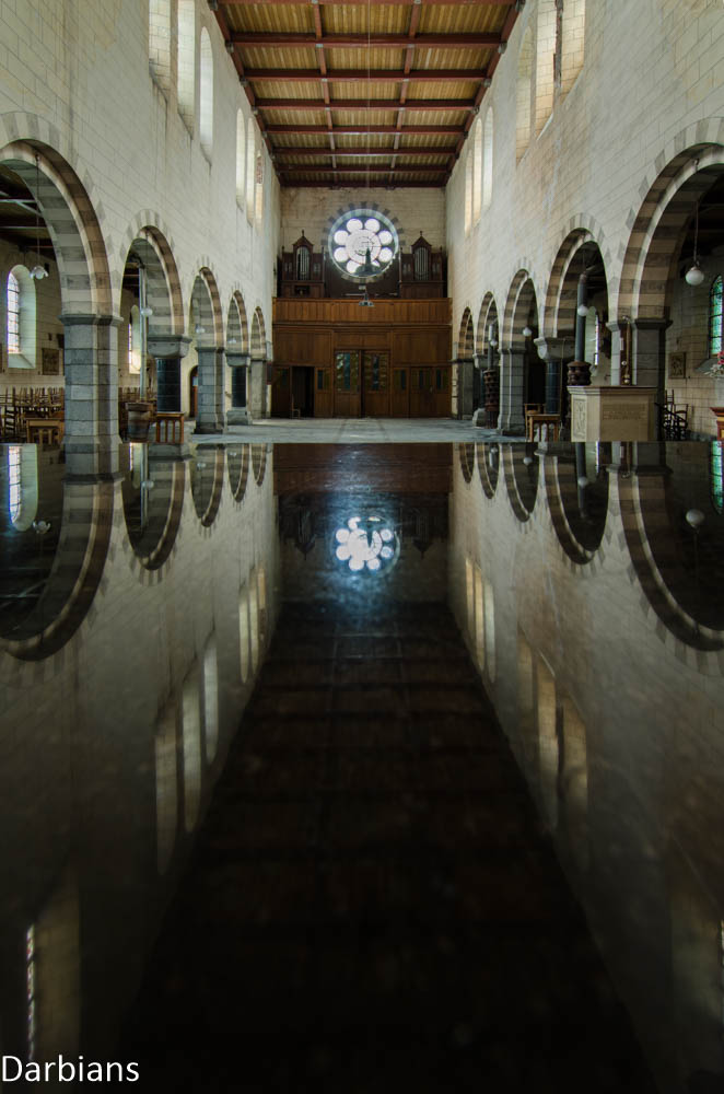 Abandoned: Church Of The Raven Portrait Reflection