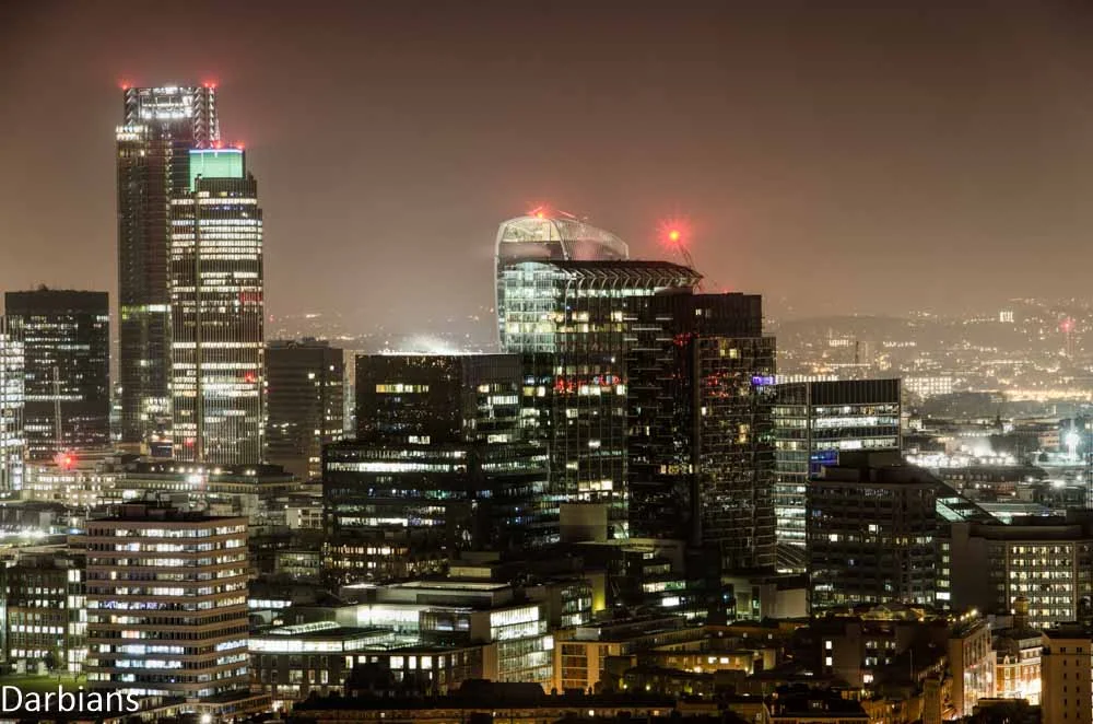 London Skyline At Night