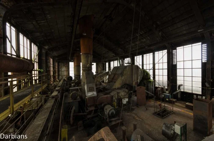 Abandoned Blue Power Station