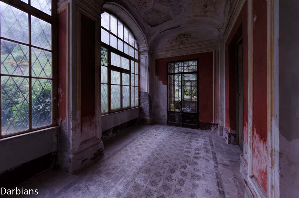Abandoned Switzerland Villa La B Entrance
