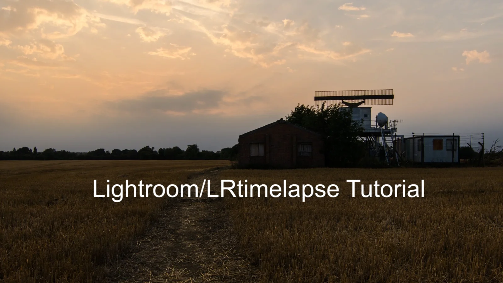 Tutorial: Making A Timelapse With Lightroom and LRtimelapse